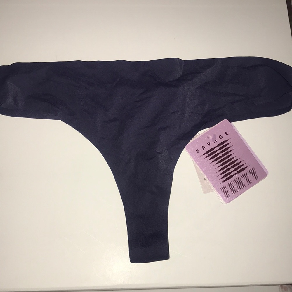 Navy blue sneakers thong undies